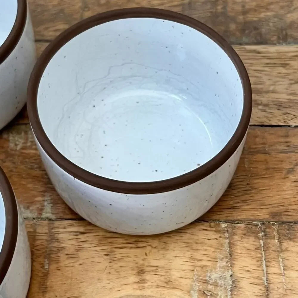 Mora Ceramic Ramekin Small Oven Safe Baking Dishes Cups 4oz Set of 3